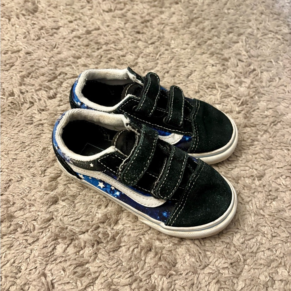 Toddler Old Skool V Vans - Galaxy/Space Design